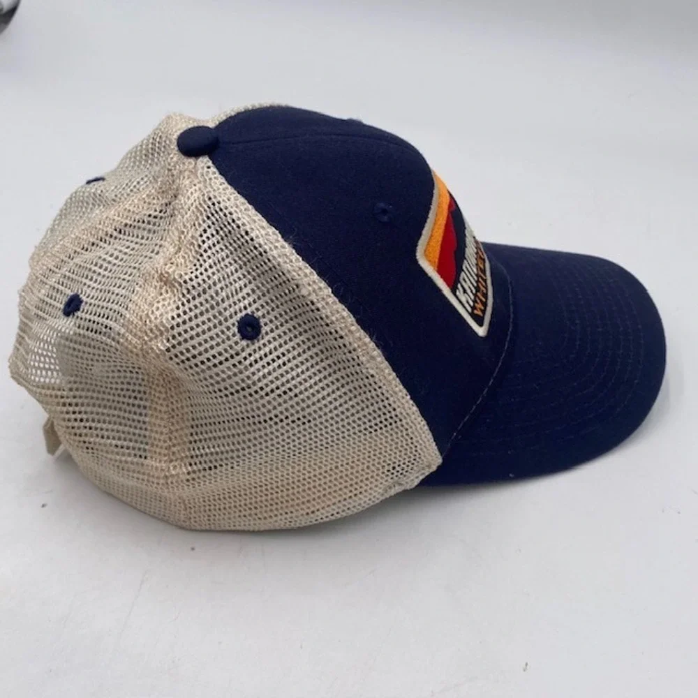 Kandahar Lodge‎ Ouray Sportswear Trucker Hat Mens Navy Blue Whitefish MT Montana
